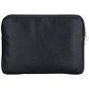 Torba Guess Sleeve 14 Grained Zipper    Pocket Triangle Logo czarny